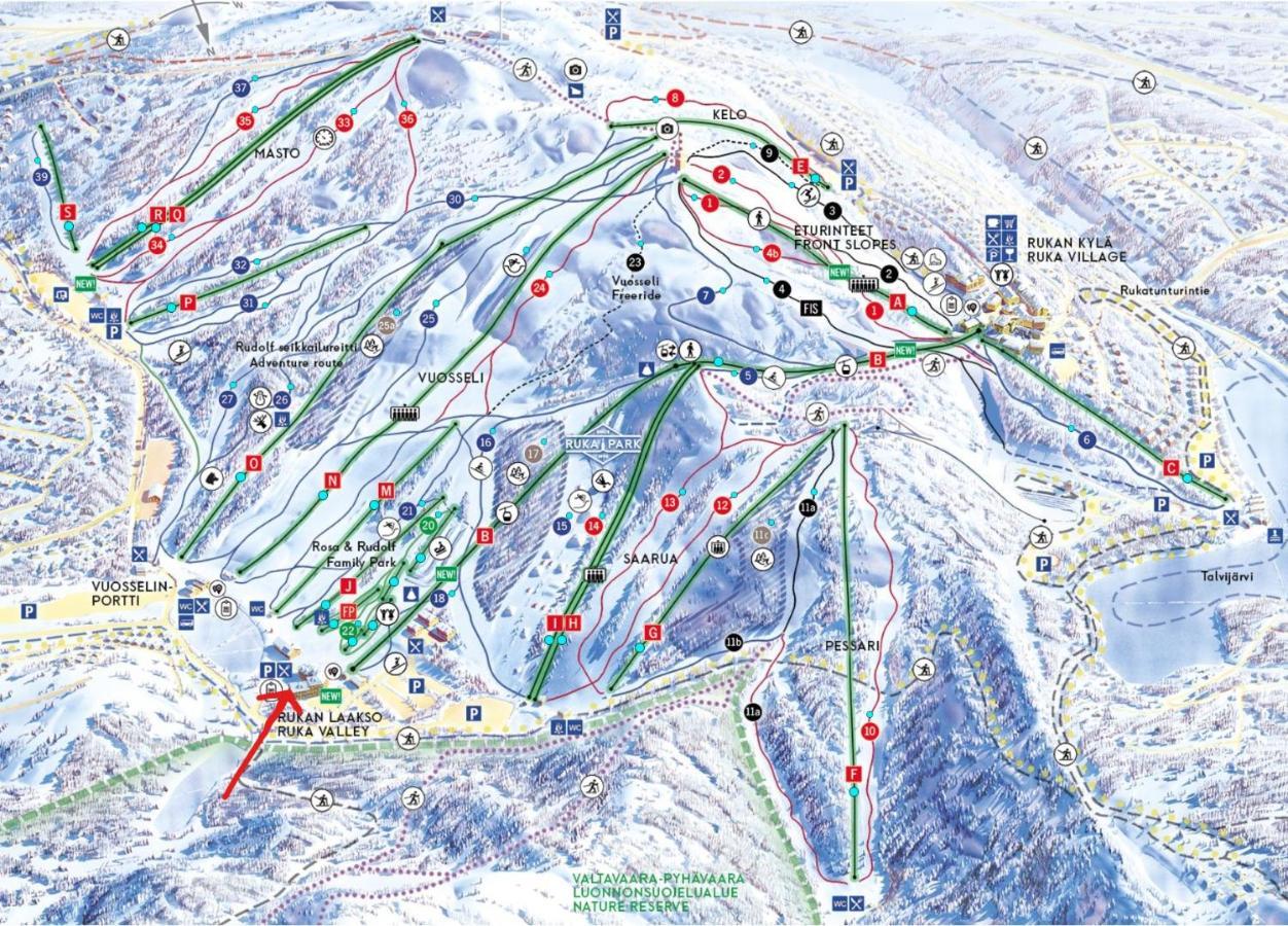 Rukavalley Unique47 Ski In - Ski Out Eksteriør billede